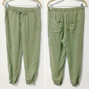 Anthropologie Green Jogger Pants